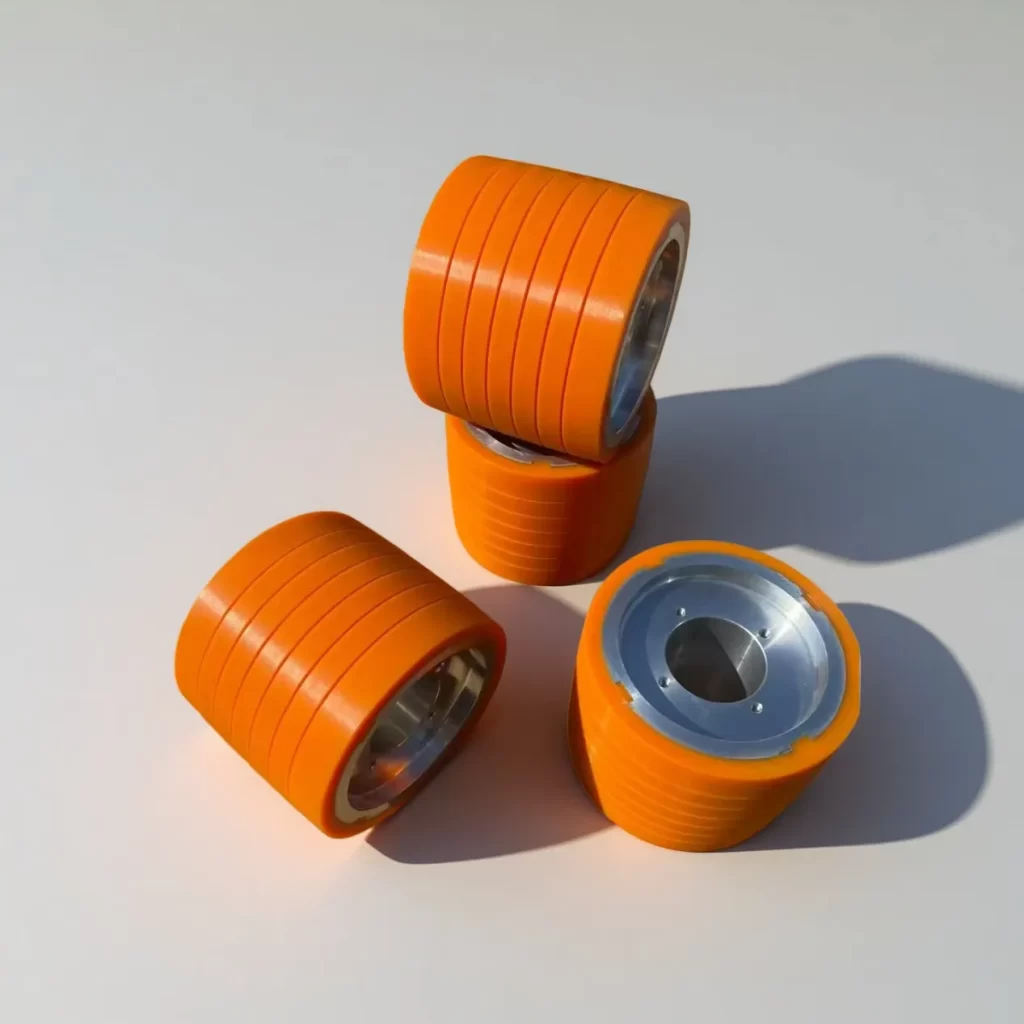 Cast polyurethane material selection for industrial wheels, rollers and wear components